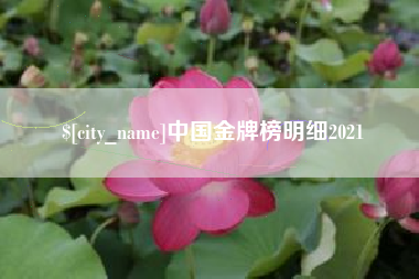 双峰中国金牌榜明细2021