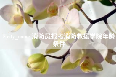 双峰消防员报考消防救援学院年龄条件