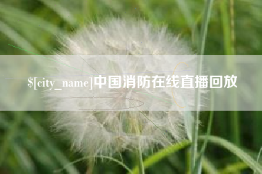 双峰中国消防在线直播回放