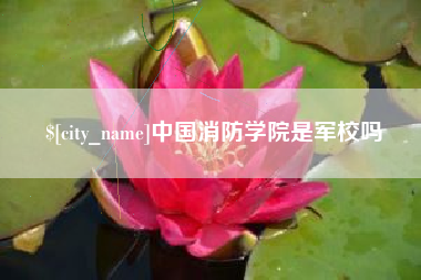双峰中国消防学院是军校吗