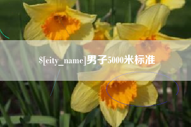 双峰男子5000米标准