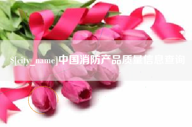 双峰中国消防产品质量信息查询