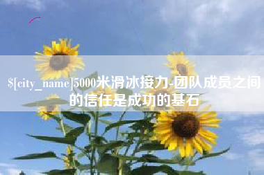 双峰5000米滑冰接力-团队成员之间的信任是成功的基石