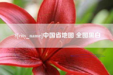 双峰中国省地图 全图黑白