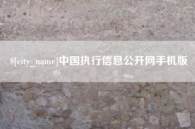 双峰中国执行信息公开网手机版