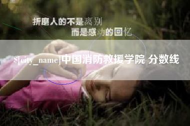 双峰中国消防救援学院 分数线