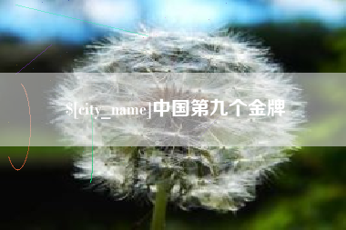 双峰中国第九个金牌