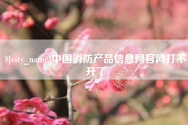 双峰中国消防产品信息网官网打不开了