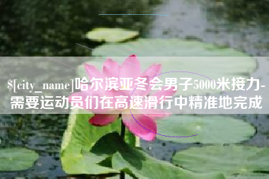 双峰哈尔滨亚冬会男子5000米接力-需要运动员们在高速滑行中精准地完成