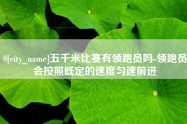 双峰五千米比赛有领跑员吗-领跑员会按照既定的速度匀速前进
