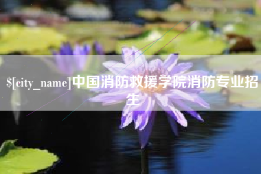 双峰中国消防救援学院消防专业招生