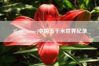 双峰中国五千米世界纪录