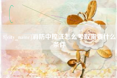 双峰消防中控证怎么考取需要什么条件