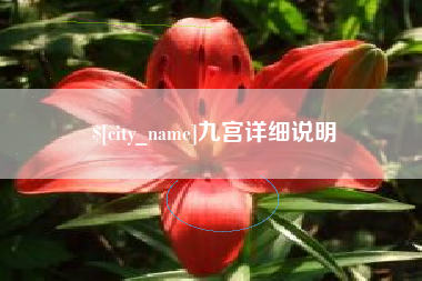 双峰九宫详细说明