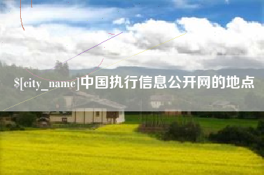 双峰中国执行信息公开网的地点