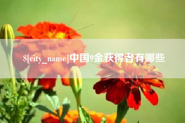 双峰中国9金获得者有哪些