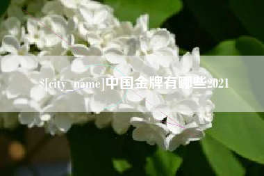双峰中国金牌有哪些2021