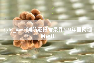 双峰消防证报考条件2024年官网烟台福山